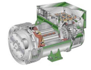 金江镇发电机内部结构图